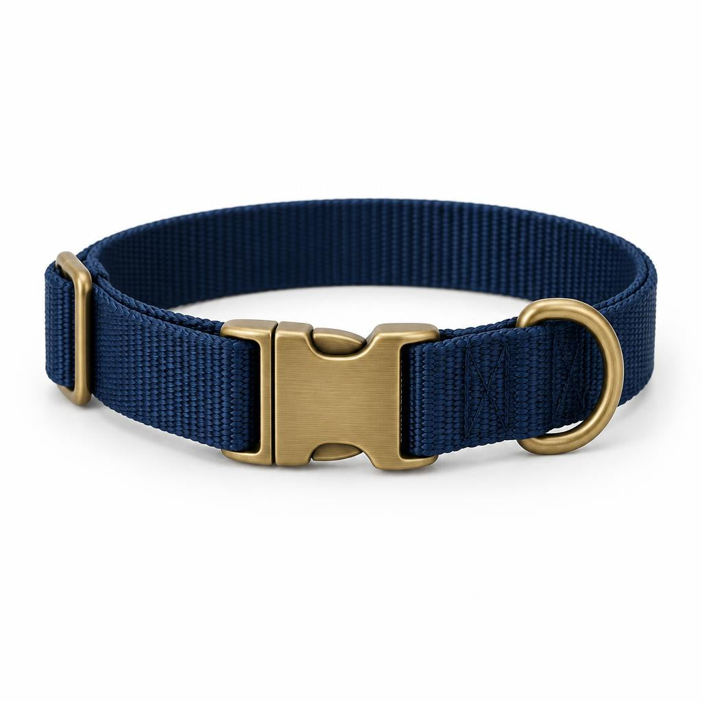 Collar ajustable con hebilla metálica